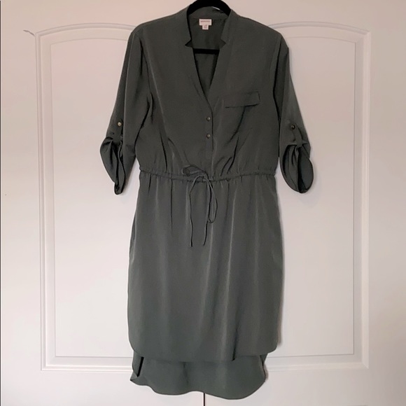 Casual cinched waist dress